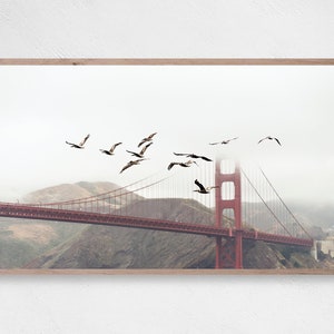 Samsung Frame TV Art, Golden Gate Bridge, Samsung Art TV, Digital Download for Samsung Frame, San Francisco,California Wall Decor,Art for TV