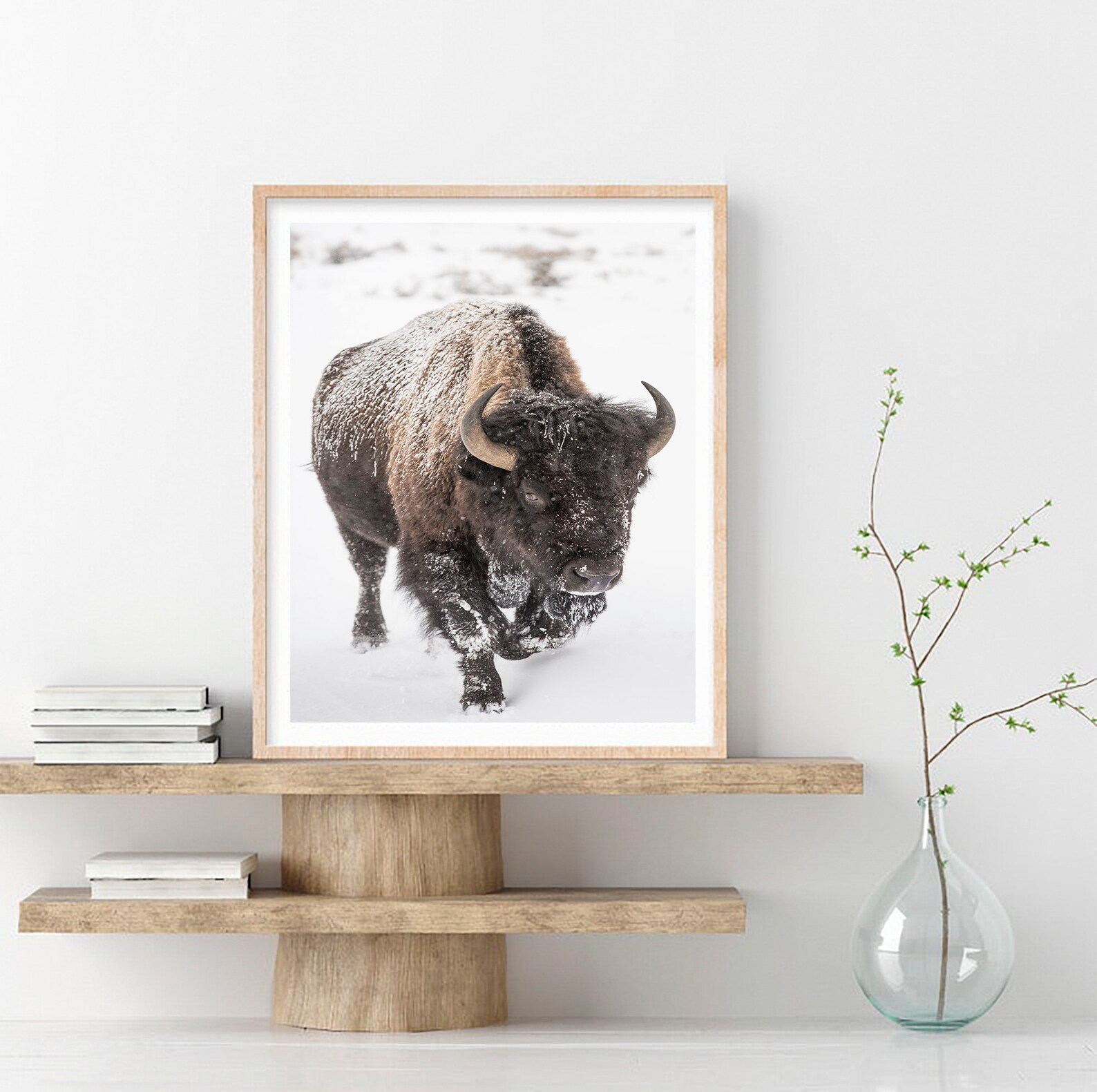 Bison Print, Buffalo Wall Art, Buffalo Print, American Bison Print ...