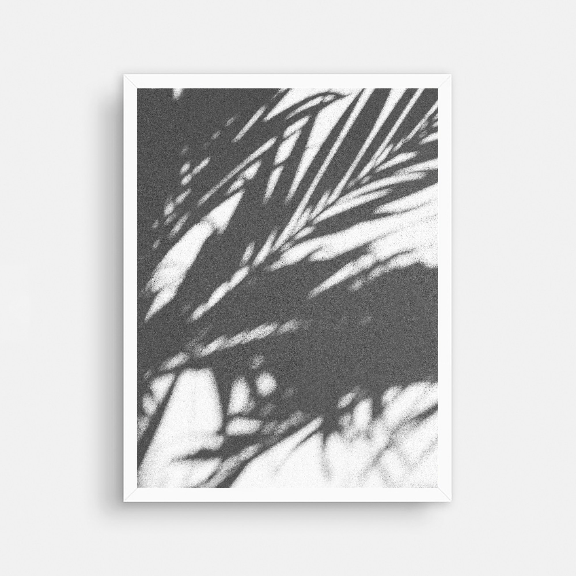 Palm Leaves Print Black and White Art Print Modern - Etsy