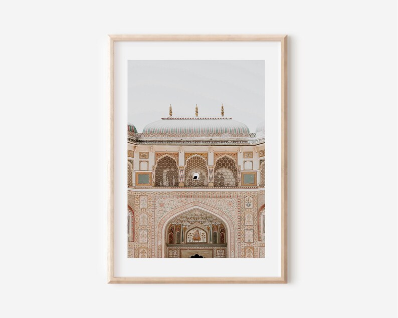 India Wall Art Print Set, Taj Mahal, River Ganges (Digital Download) image 5