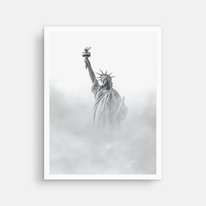 Statue of Liberty Print, New York City Print, Statue of Liberty Poster, Travel Print, Minimalist New York Print, New York City- NYC Poster