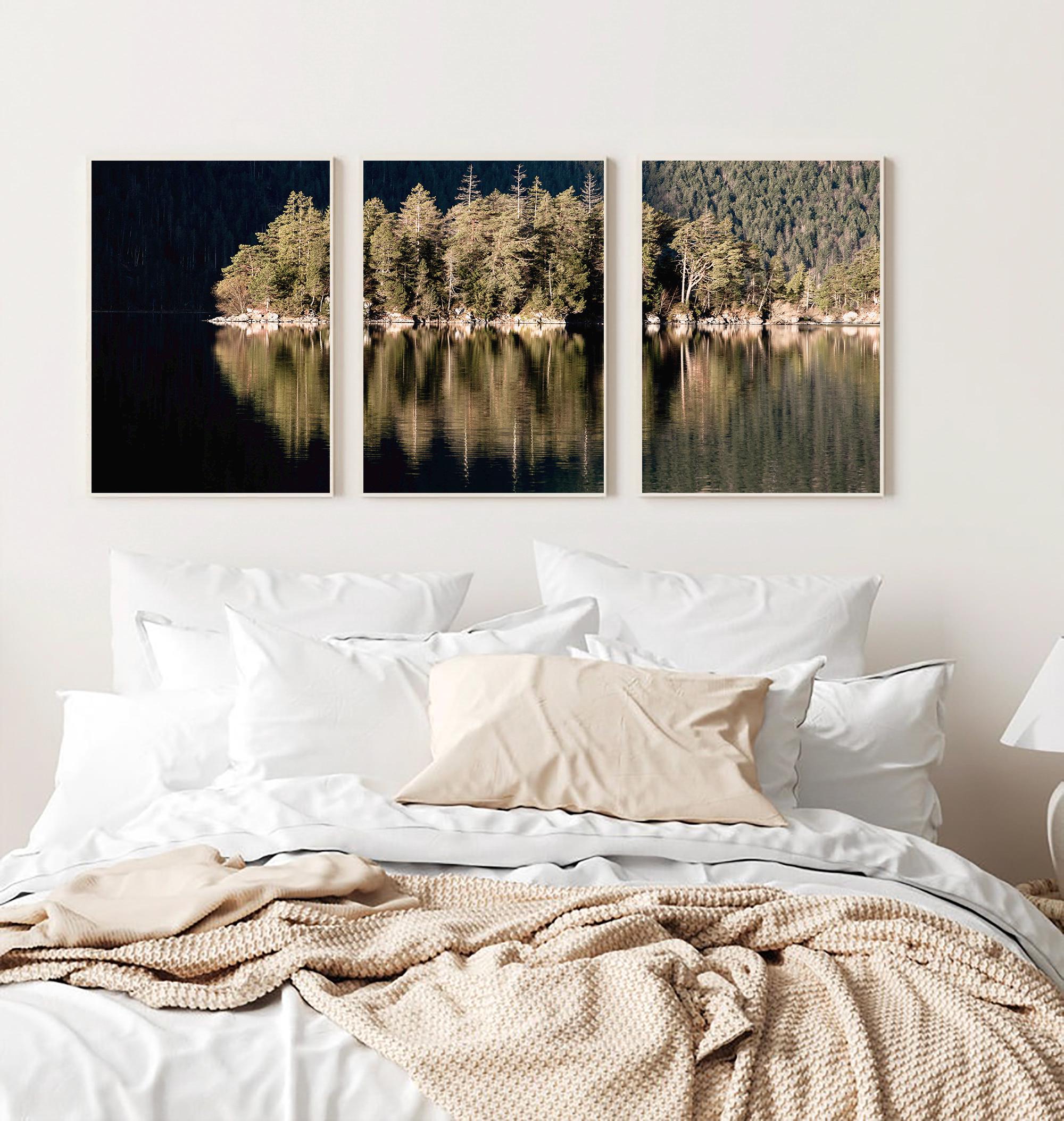 Nordic Mountain Landscape Print Set: Forest Photography Wall Art ...