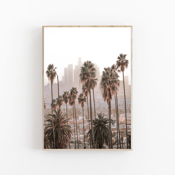 Los Angeles Print, California Print, Palm Tree Print, Beverly Hills, LA Photo, California Decor, California City Street, Los Angeles Poster