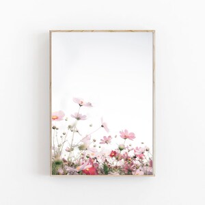 Blumenbild, Botanisches Dekor, Modernes Wohndekor, Geschenk zum Valentinstag, Blumenwandbild, Muttertagsgeschenk, Geschenk zum Valentinstag