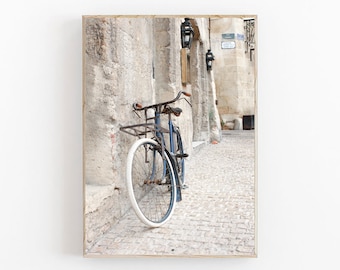 France Provence Print, France Wall Art, French Country Decor, Bike Print, Bicycle Wall Art, French Aesthetic, French Countryside,Paris Print