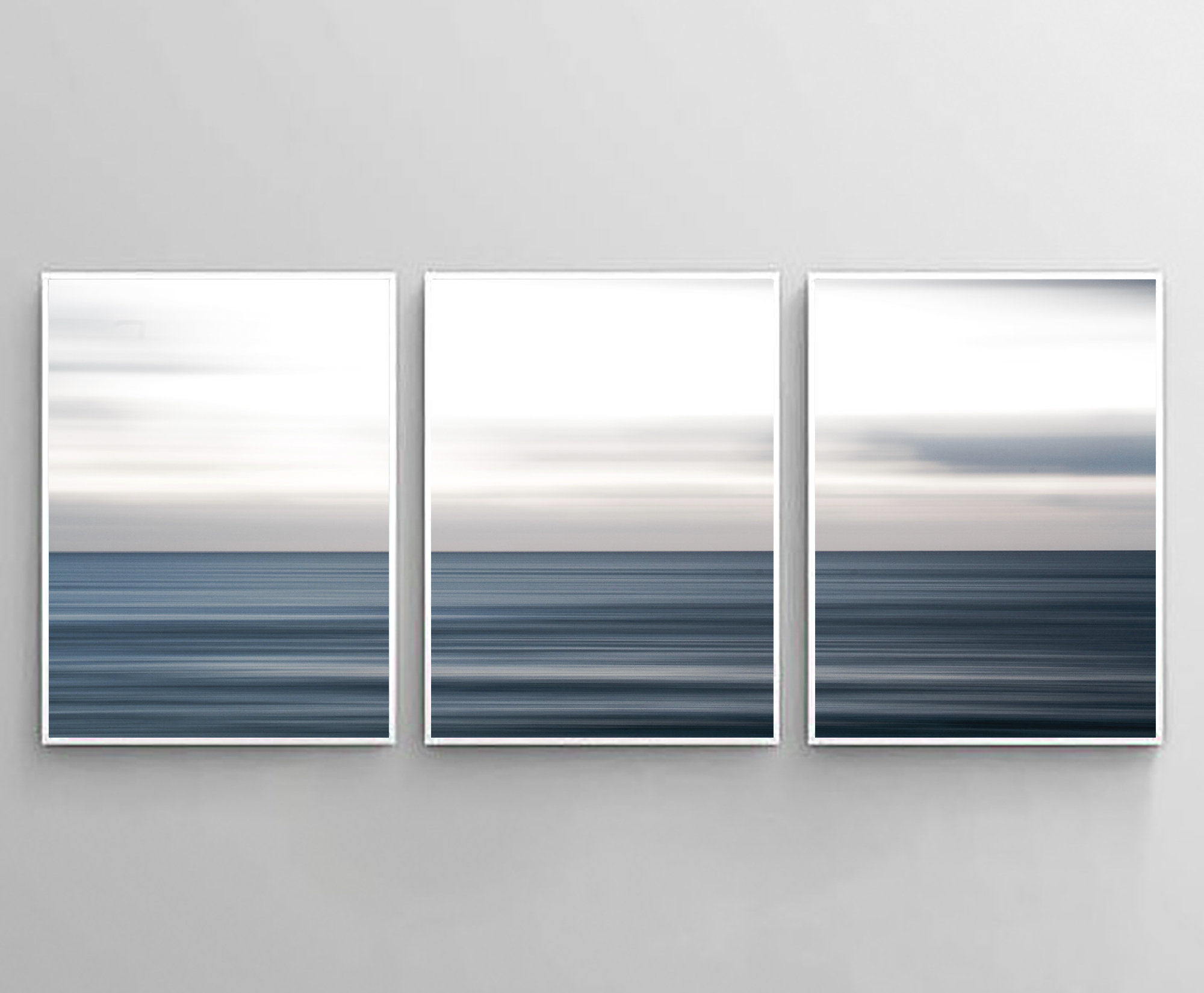 Ocean Beach Print Set of 3 Set of 3 Coast Prints Ocean Waves Etsy