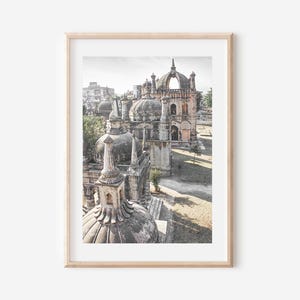 India Wall Art Print Set, Taj Mahal, River Ganges (Digital Download) image 4