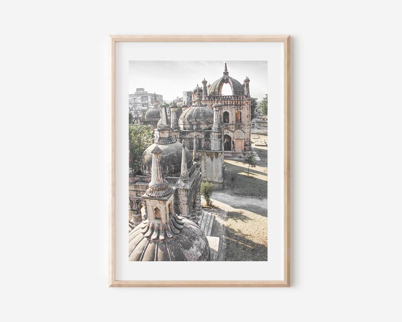 India Wall Art Print Set, Taj Mahal, River Ganges (Digital Download) image 4