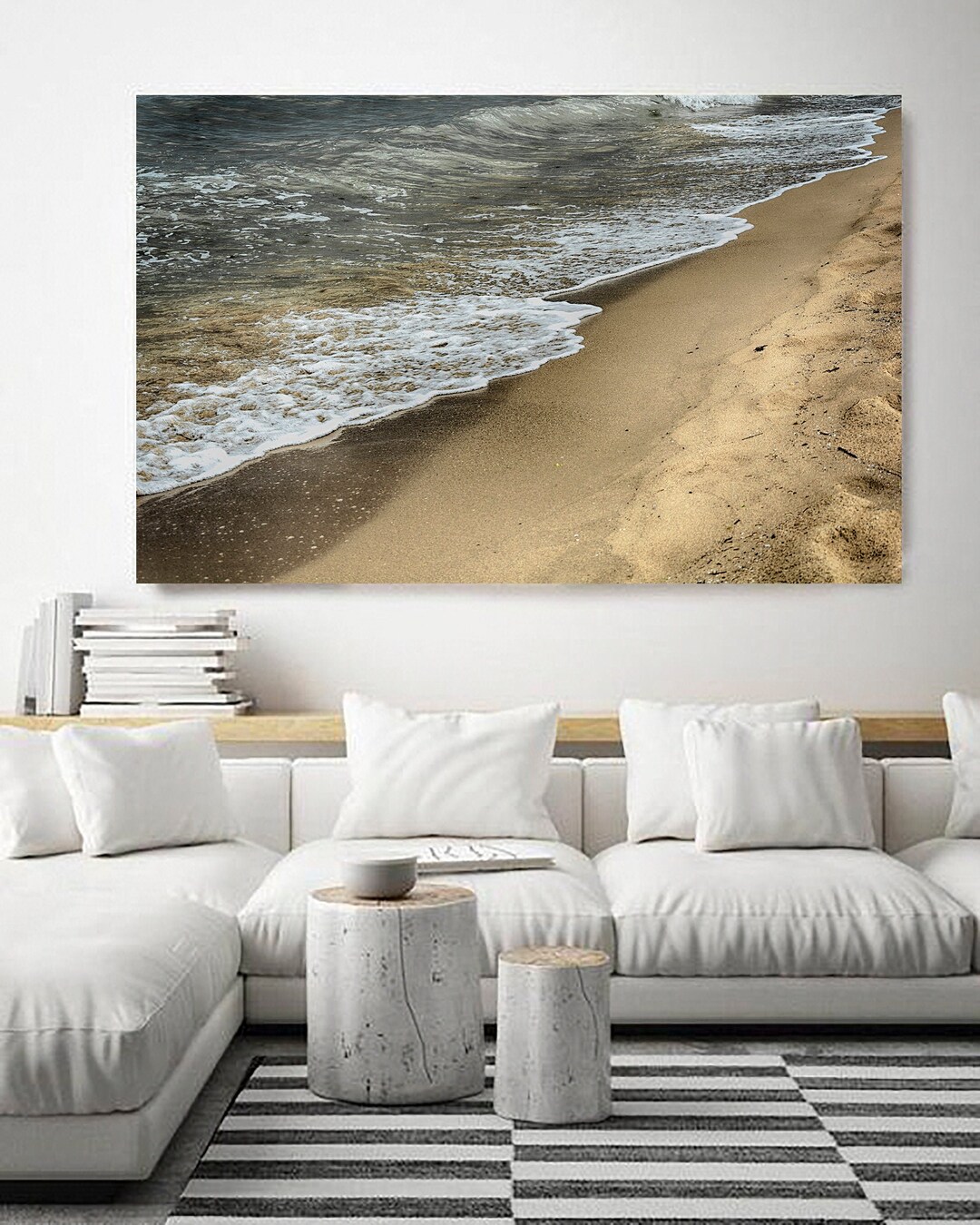 Coastal Wall Art Beach Art Poster Ocean Landscape Print Etsy
