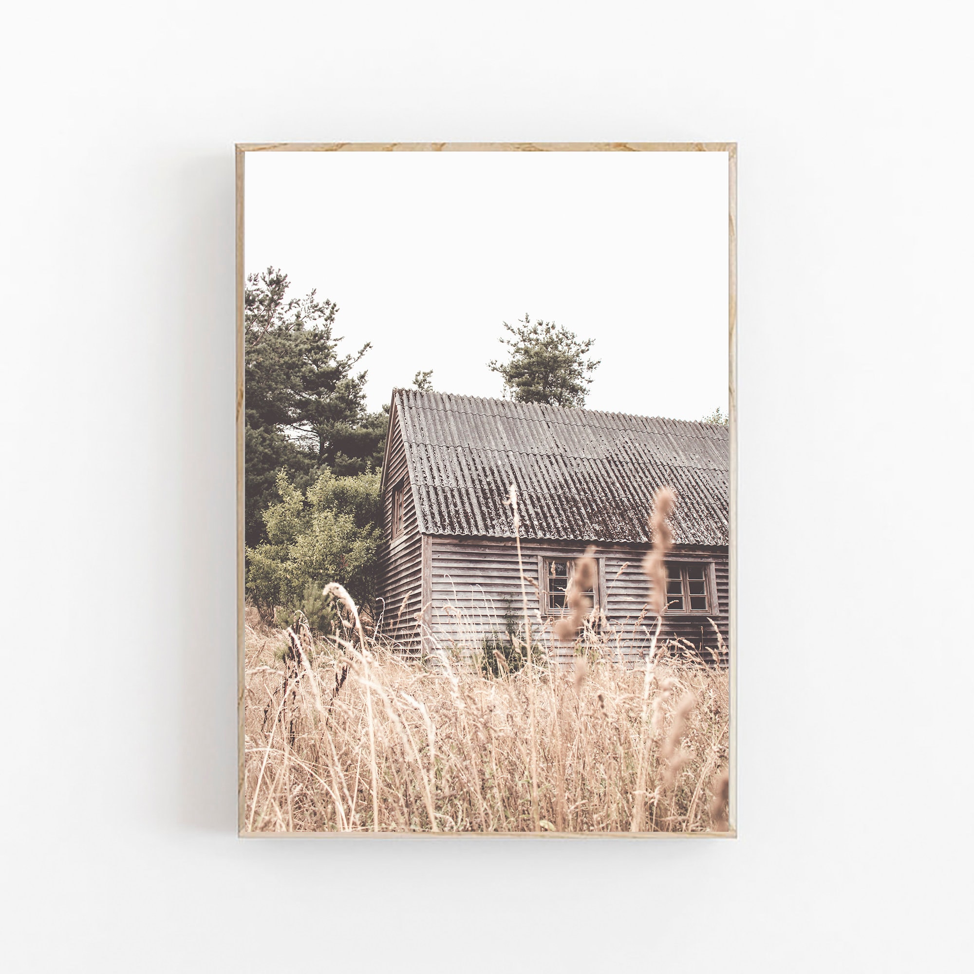 Rustic Large Print Farmhouse Print Set of 6 Rustic Wall Decor Highland Cow - Etsy