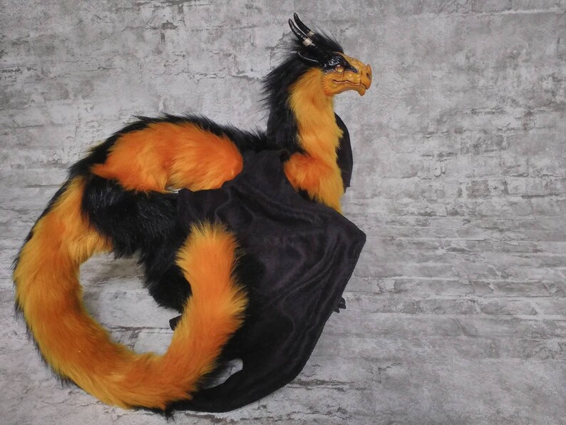 Movable Dragon toy / Doll pet dragon / for sale Etsy
