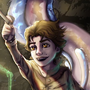 Rio and Viktor Poster | Arcane | League of Legends | Fanart | Digital Painting | Poster | Large Print