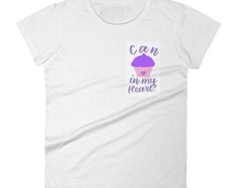 Can UBE in my Heart? — Ladies Fitted Tee