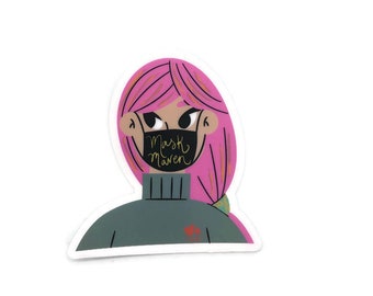 Mask Maven Vinyl Sticker