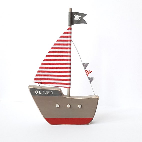 Personalised Pirate Ship Pirate Bedroom Decor