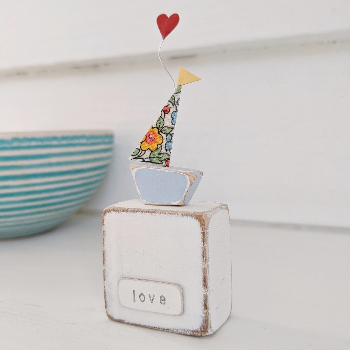 Nautical Love Gift Love Boat Anniversary Gift Etsy