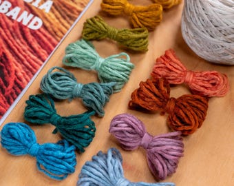 Knit Kit Rainbow Intarsia Headband