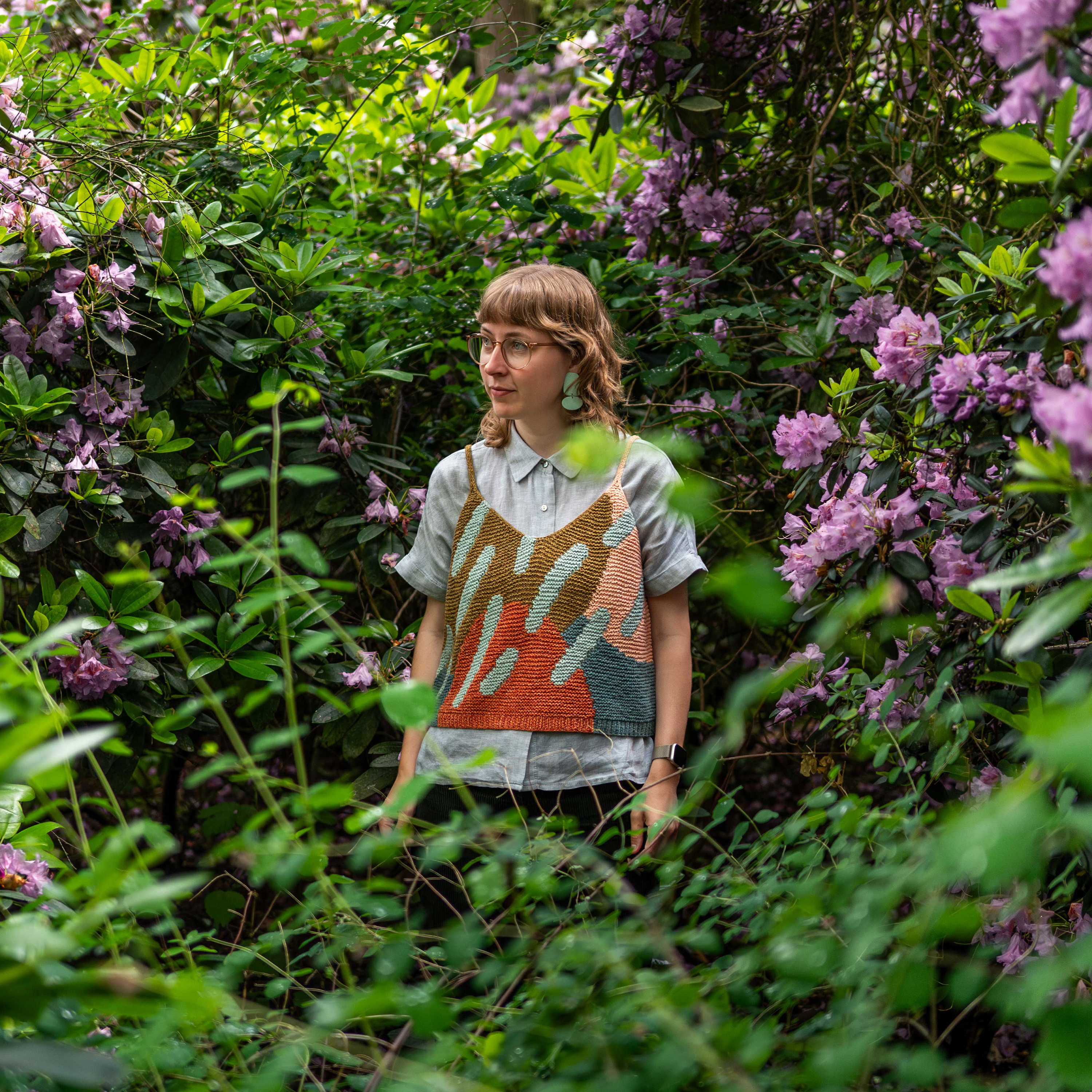 【leinwande】 Slope Intarsia Top LEINWANDE Snow Slope Intarsia Top Knit