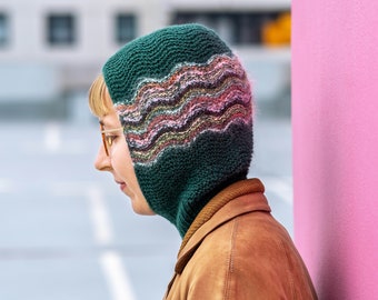 Knitting pattern Wavy Balaclava - English