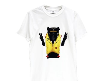 Unisex T-shirt Piloot Bulldog 100% katoen