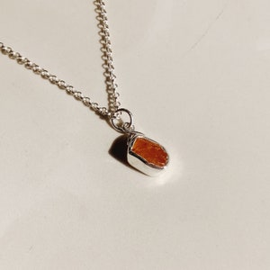 Freeset Spessartine Garnet Pendant