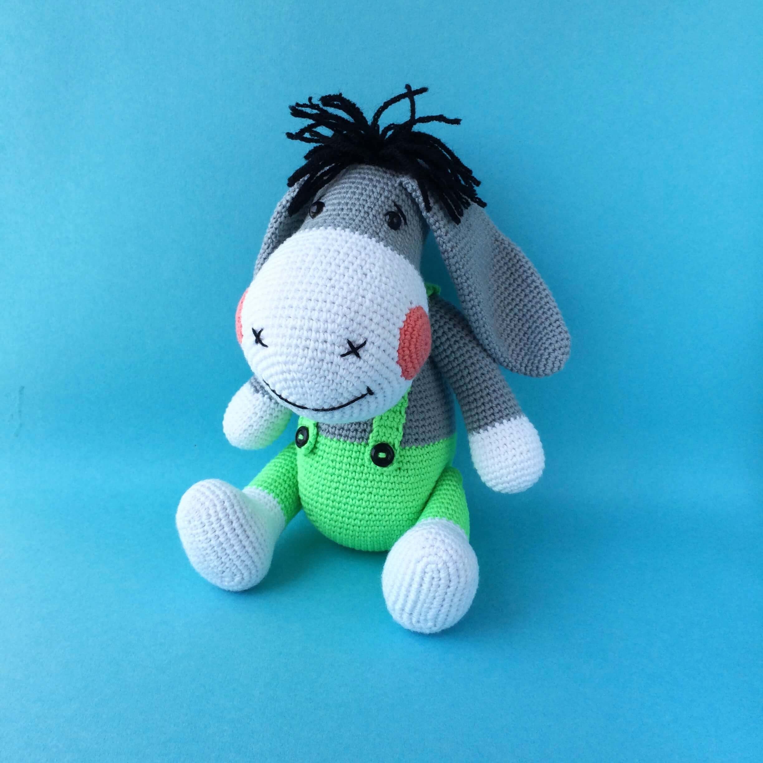 Christmas Donkey Toy Crochet Donkey Toy Amigurumi Donkey Etsy