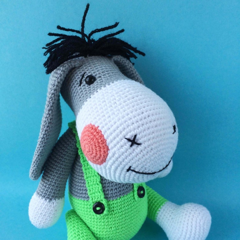 Christmas Donkey Toy Crochet Donkey Toy Amigurumi Donkey Etsy
