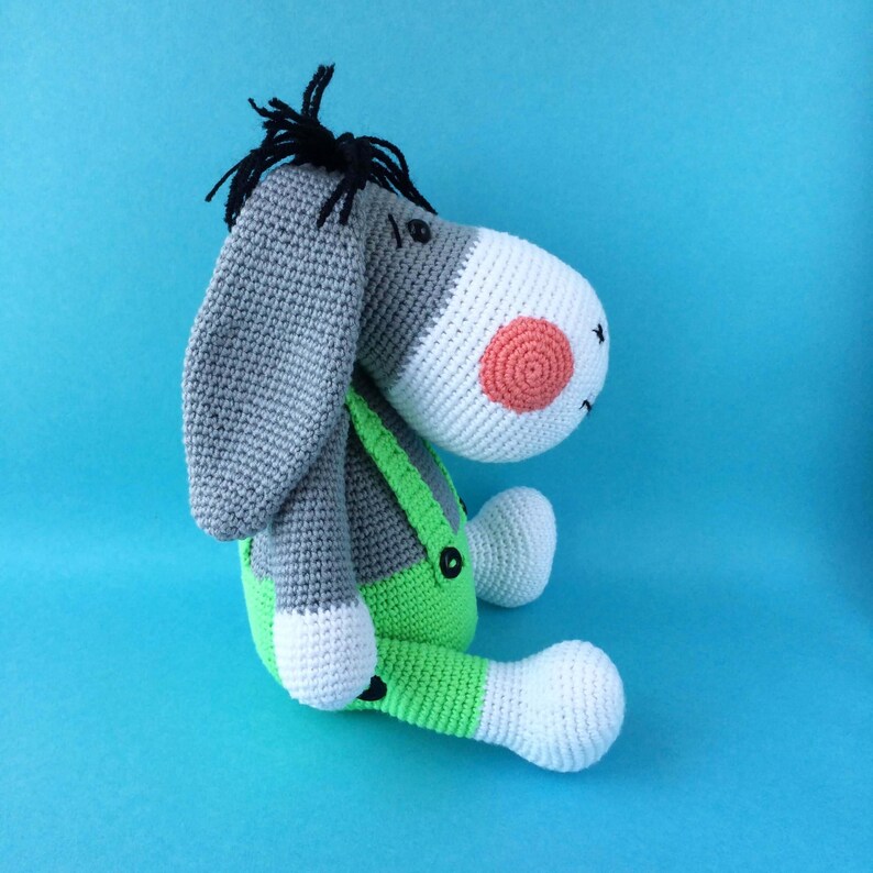 Christmas Donkey Toy Crochet Donkey Toy Amigurumi Donkey Etsy