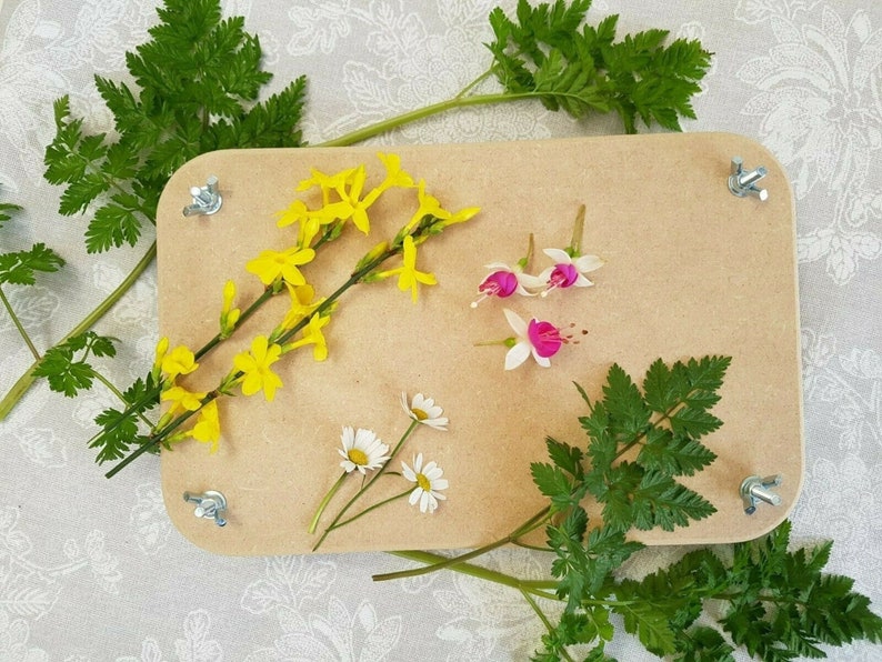 Beautiful Wooden Flower Press Kit Choice of 2 Kits UK Made Etsy UK
