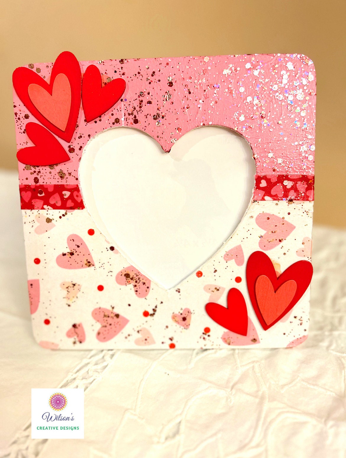 フォトフレーム Vintage heart photo flame Amazon.com - Eersida 2 Pcs Valentine's Day Heart Shaped Picture