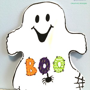 Ghost wreath attachment, wreath attachment, Halloween wreath attachment, halloween wreath sign, ghost wreath sign, wreath sign