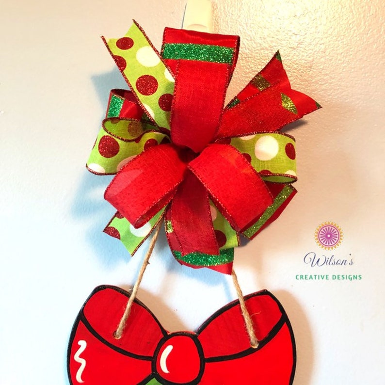 Christmas Tree Door Hanger Christmas Door Hanger Christmas Etsy