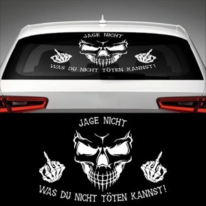 Skull car sticker -  Schweiz