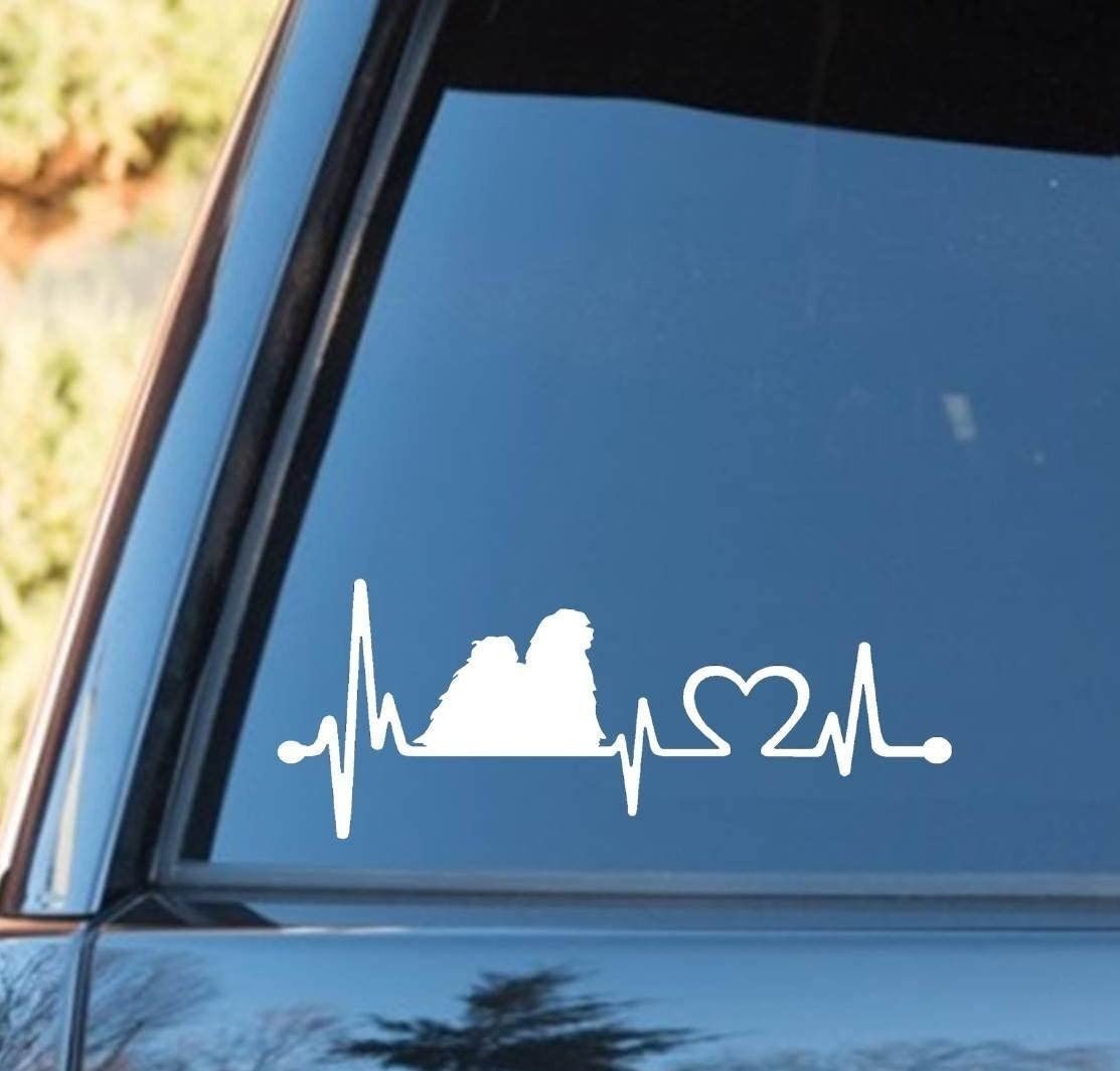 Bumper Stickers Squirrel Heartbeat Heartbeat Heart 17cm Car Sticker JDM OEM Tuning Sticker Deca