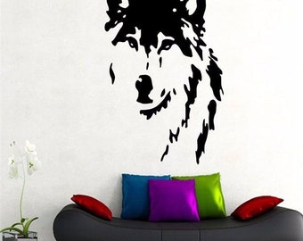 Wandtattoo Wolf Wulf Hund Wand Sticker