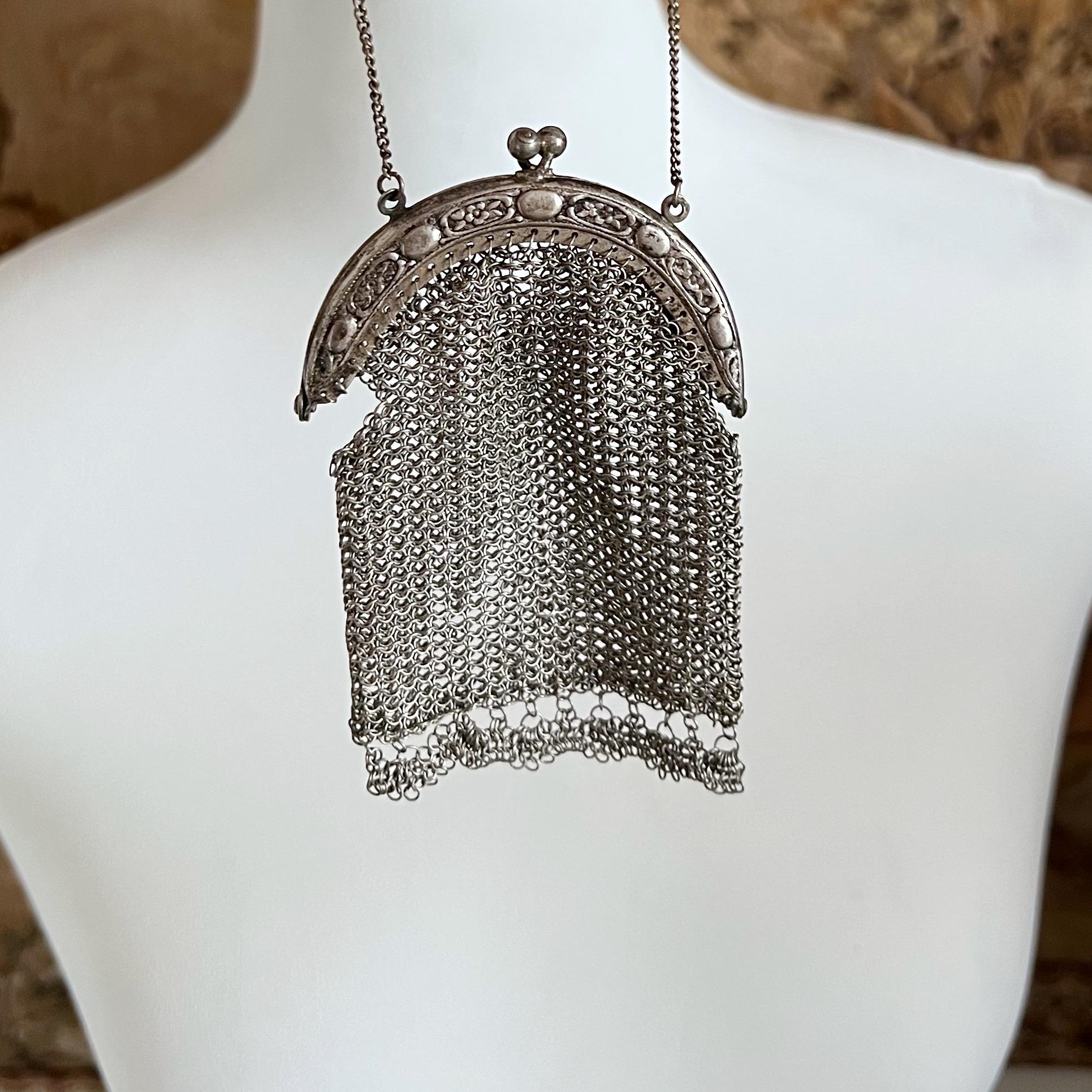 Antique mesh coin purse - Etsy 日本