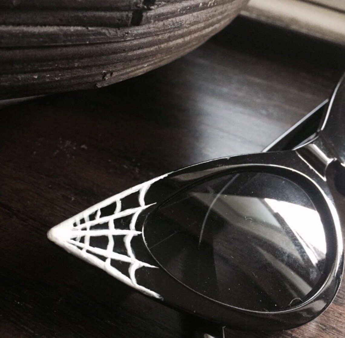 Tangled in My Web. Spider Web Sunglasses | Etsy