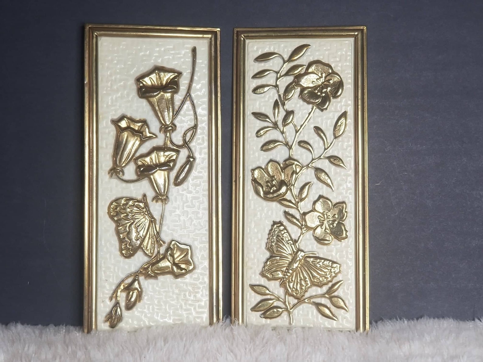 Vintage MCM Holland Metal Art 3D Metal Art Wall Panels Mid Etsy