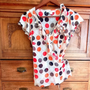 Zara red polka dot top outlet