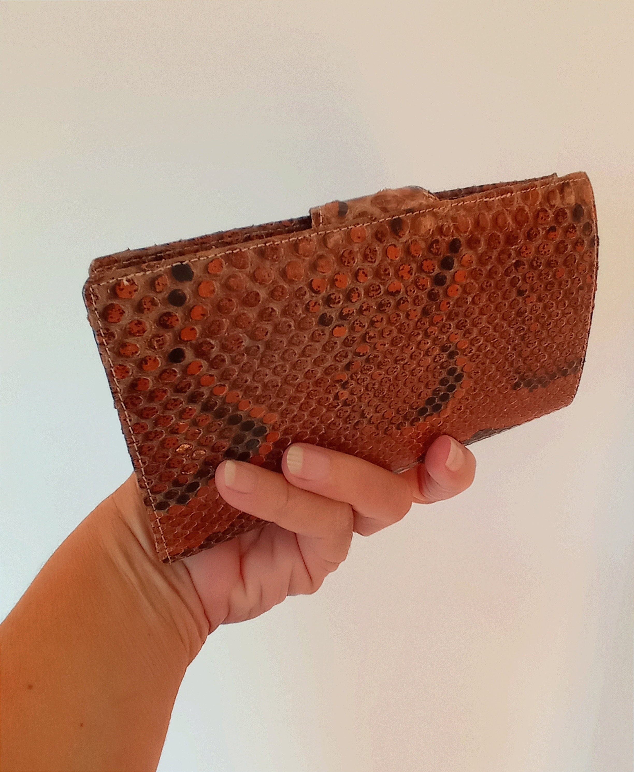 Handmade Vintage '70s Statement Wallet, Authentic Vintage