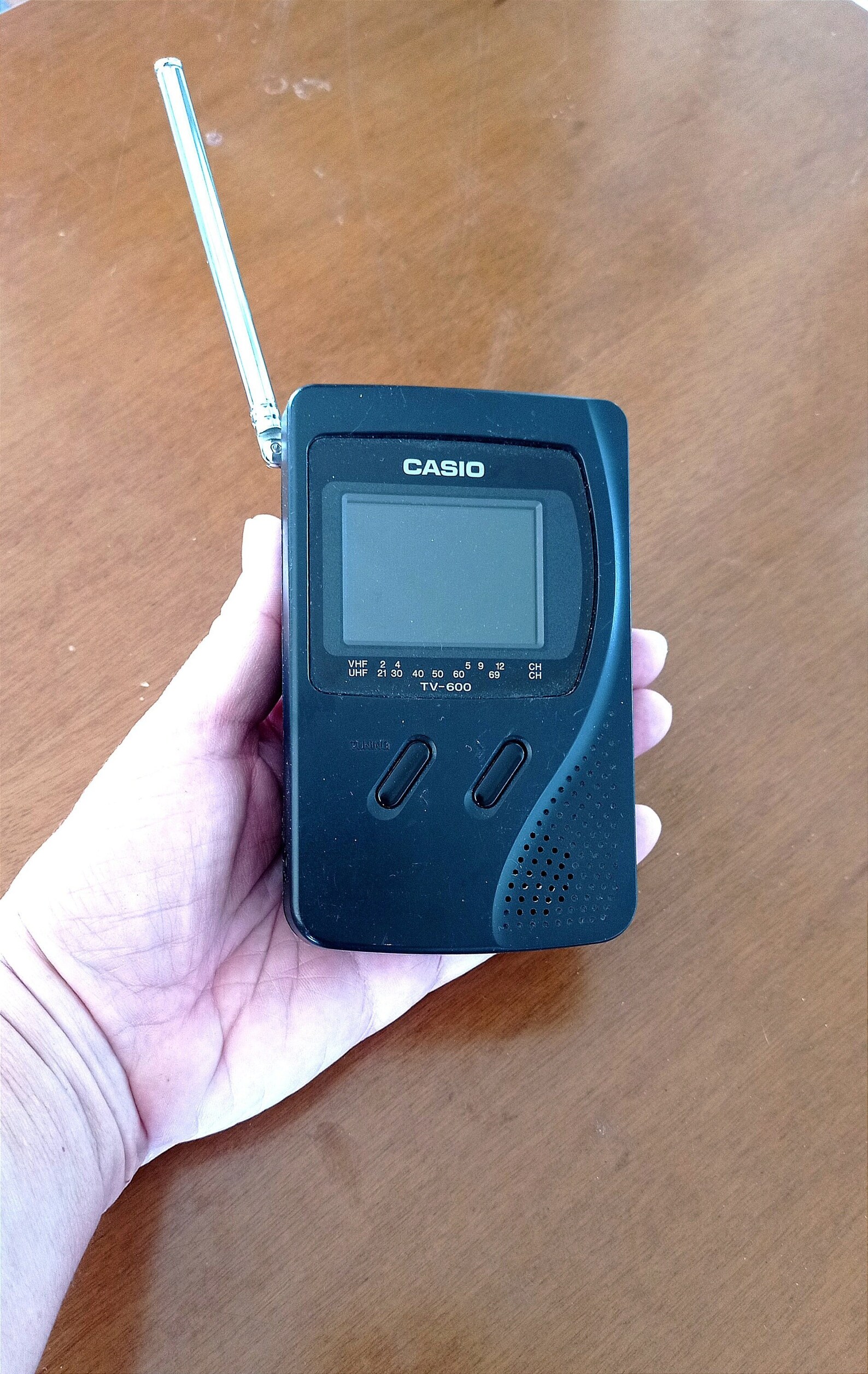 Vintage Casio LCD TV600N Portable Television From the 