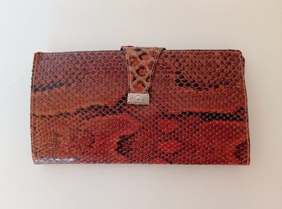 Handmade vintage '70s statement wallet, authentic vintage accessories, rare finding, banknotes, gift for her.