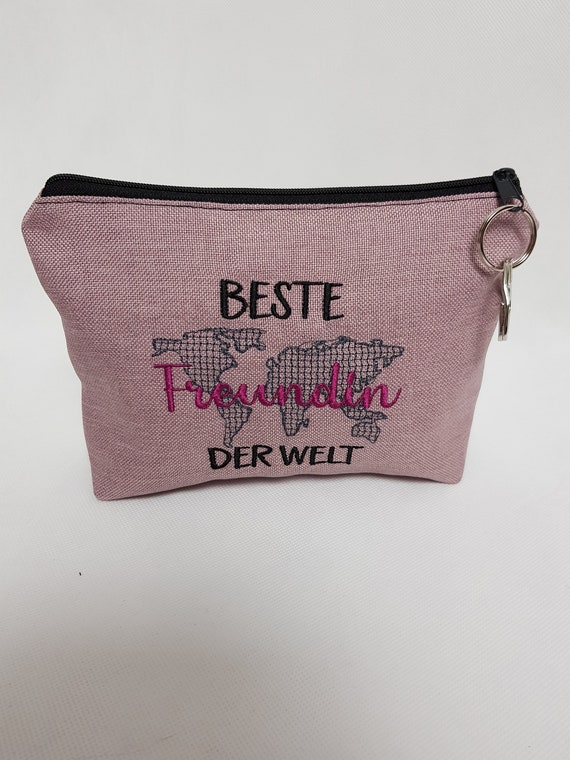 Cosmetic Bag Best Friend Of The World Makeup Bag Utensil Bag Etsy