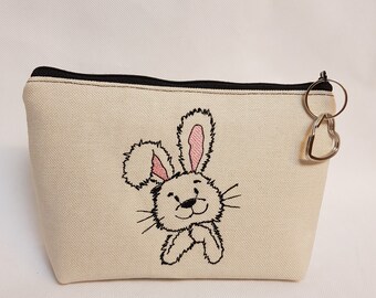 Stiftetasche Hase Kosmetiktasche Schminktasche Osterhase Geschenkidee Mitbringsel Ostern