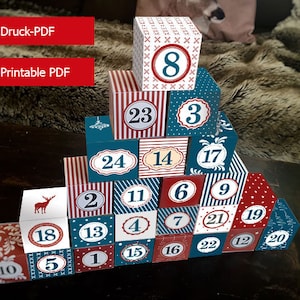 Make your own Advent calendar, PDF to print out