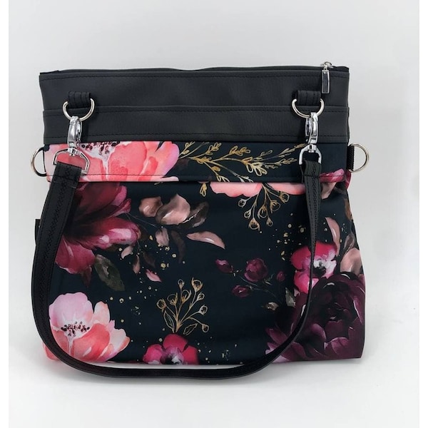 Handbag Spring Love Shoulder Bag Shoulder Bag Pink Flowers (Softshell)