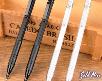 white black pretty pencils gifts for men stocking stuffer metal pencils graphite pencil office writing supplies drafting sketch planner - images about metalpencils on instagram