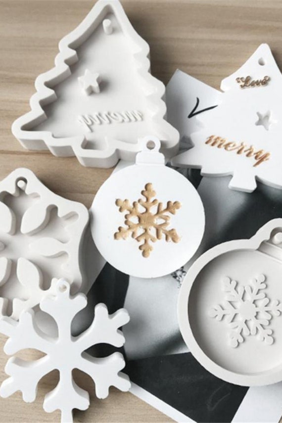 Clay Ornament Mold Ceramic Ornament Paintable Ornament Etsy