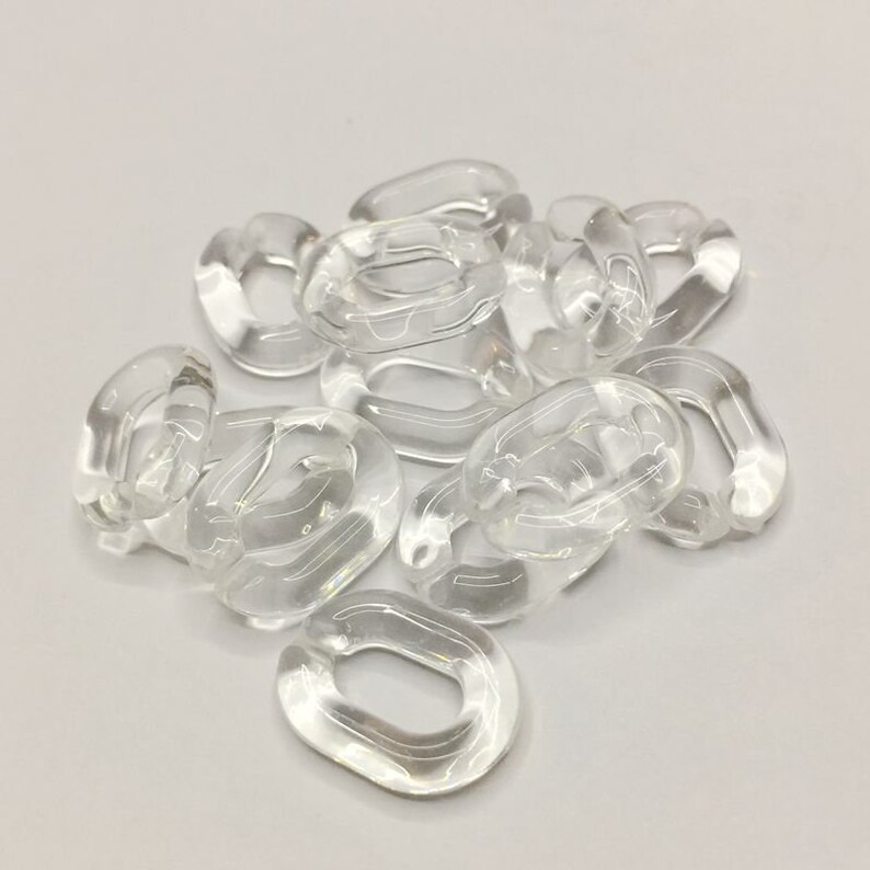 Acrylic Chain Links DIY Jewelry 60 Pieces DIY Earrings Kits Etsy