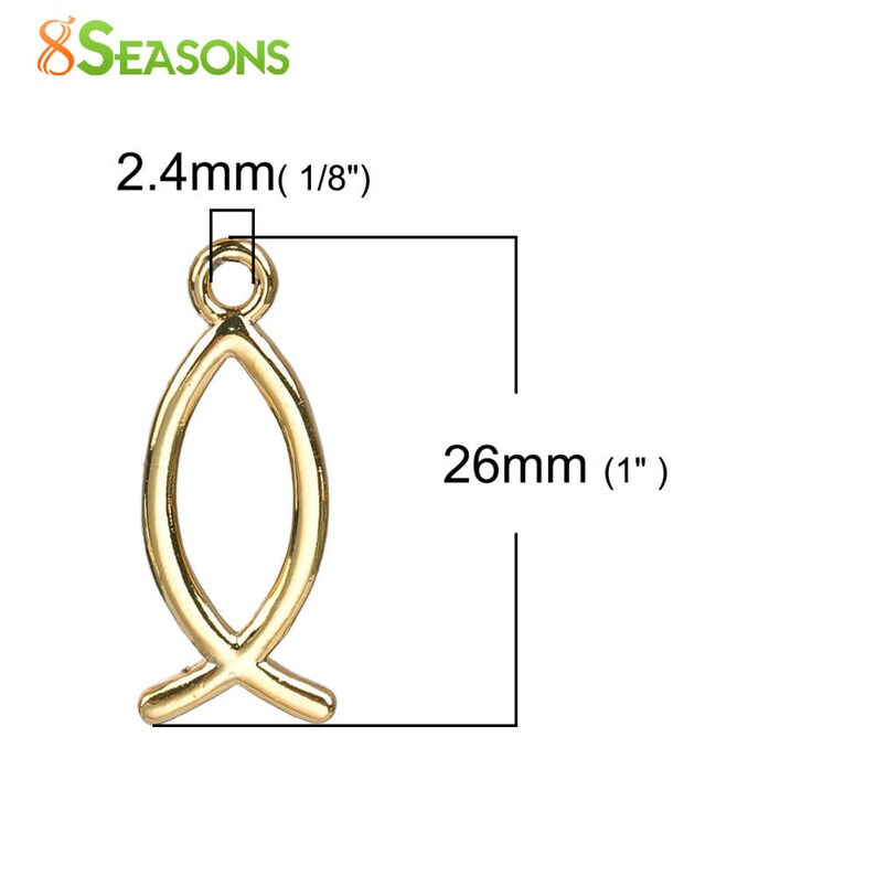 Christian Pendant Jesus Fish Necklace Ichthus Pendant Copper Etsy